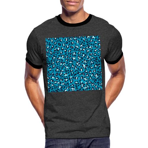 Estampado de leopardo BONDI BLUE - Camiseta contraste hombre