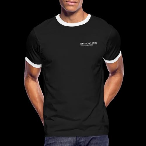 Electronic Beatz Network (snow) - Männer Kontrast-T-Shirt