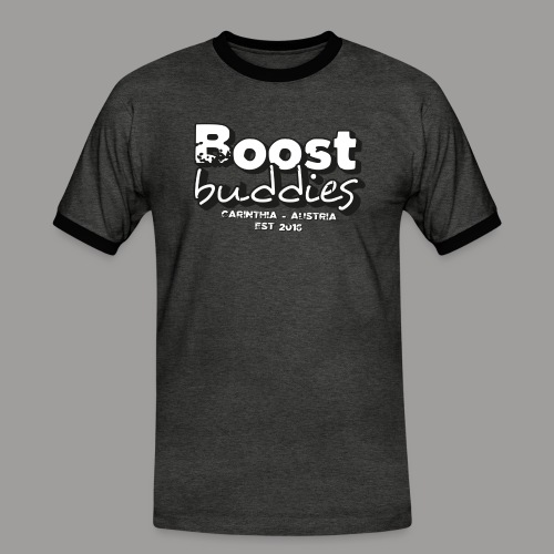boost buddies vertical - Männer Kontrast-T-Shirt