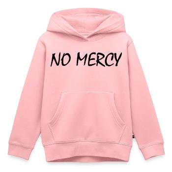 No mercy - Kids Premium Organic Hoodie - rose - Front - AI Model Kid Female (0cm)