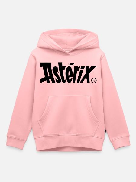 Asterix & Obelix - Asterix Logo - Sweat Premium à capuche enfant bio - rose