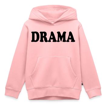 Drama - Kinder Premium Organic Hoodie - Rosa - Vorne - AI Model Kid Female (0cm)