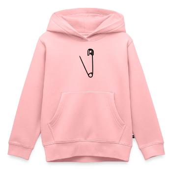 punk - Kinder Premium Organic Hoodie - Rosa - Vorne - AI Model Kid Female (0cm)