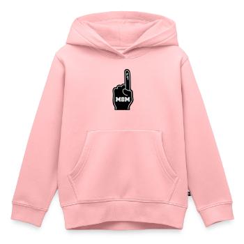 Mutter - Kinder Premium Organic Hoodie - Rosa - Vorne - AI Model Kid Female (0cm)