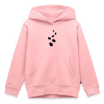 Frucht Erdbeere - Kinder Premium Organic Hoodie - Rosa - Vorne - AI Model Kid Female (0cm)
