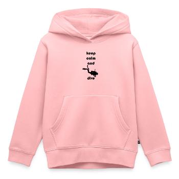 Divers dive Scuba divers Scuba diving - Kids Premium Organic Hoodie - rose - Front - AI Model Kid Female (0cm)