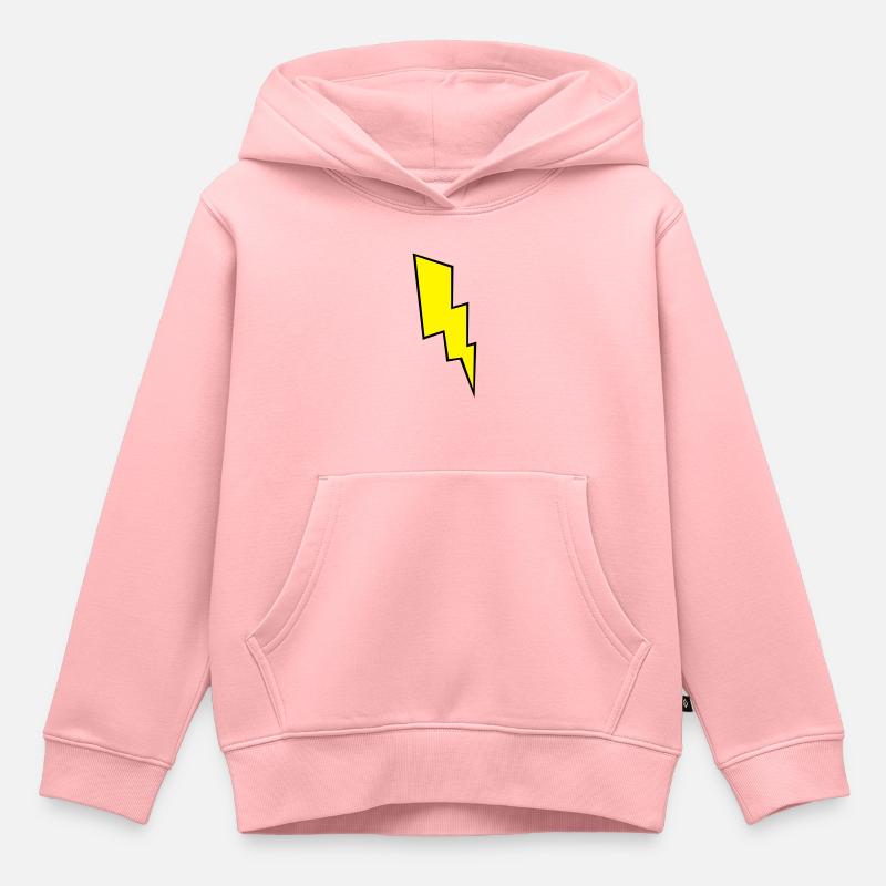 Eclair - Sweat Premium à capuche enfant bio - rose