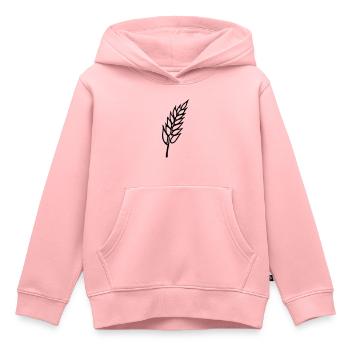 Weizen Illustration Brotbäcker Geschenkidee - Kinder Premium Organic Hoodie - Rosa - Vorne - AI Model Kid Female (0cm)