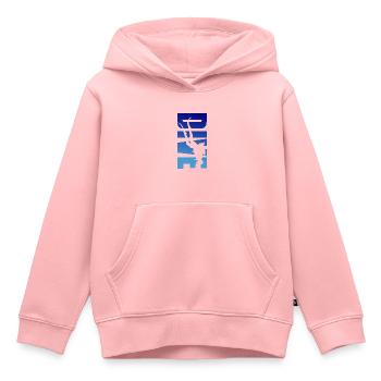 plongeur plongeur plongeur plongeur - Sweat Premium à capuche enfant bio - rose - Devant - AI Model Kid Female (0cm)