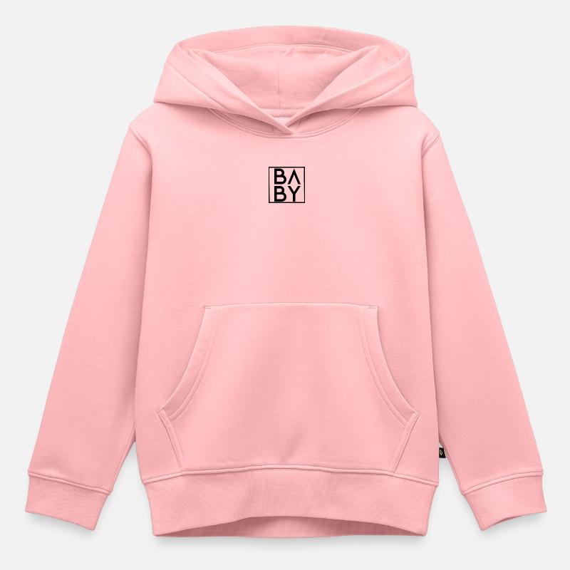 BÉBÉ - Sweat Premium à capuche enfant bio - rose
