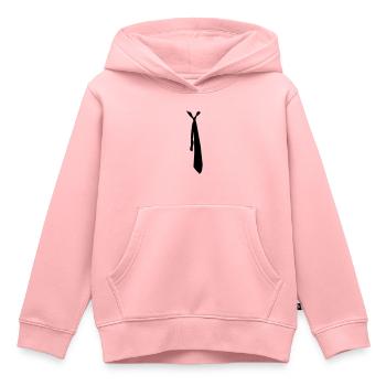 Schlips - Krawatte - Kinder Premium Organic Hoodie - Rosa - Vorne - AI Model Kid Female (0cm)