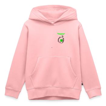 Glücksbringer - Kinder Premium Organic Hoodie - Rosa - Vorne - AI Model Kid Female (0cm)