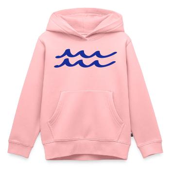 wasser - Kinder Premium Organic Hoodie - Rosa - Vorne - AI Model Kid Female (0cm)