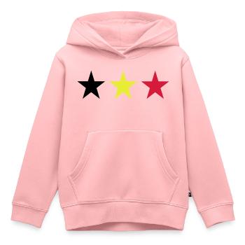 Belgien - Kinder Premium Organic Hoodie - Rosa - Vorne - AI Model Kid Female (0cm)