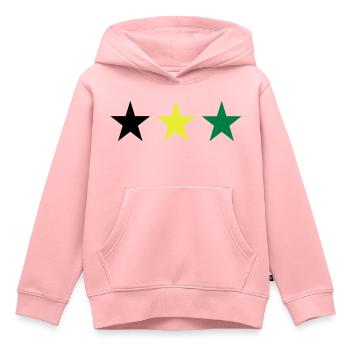 Jamaïque - Sweat Premium à capuche enfant bio - rose - Devant - AI Model Kid Female (0cm)