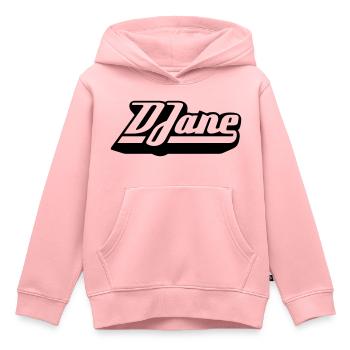 DJane - Kids Premium Organic Hoodie - rose - Front - AI Model Kid Female (0cm)