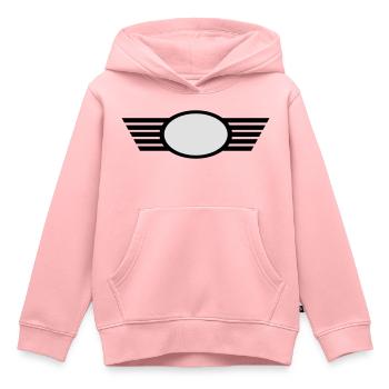 Wappen - Kinder Premium Organic Hoodie - Rosa - Vorne - AI Model Kid Female (0cm)
