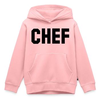 chef - Kinder Premium Organic Hoodie - Rosa - Vorne - AI Model Kid Female (0cm)