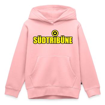 Südtribüne Dortmund - Kinder Premium Organic Hoodie - Rosa - Vorne - AI Model Kid Female (0cm)