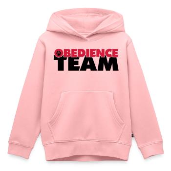 obedienceteam4 - Kinder Premium Organic Hoodie - Rosa - Vorne - AI Model Kid Female (0cm)