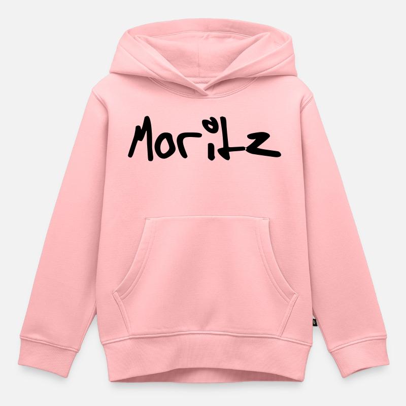 Moritz - Sweat Premium à capuche enfant bio - rose