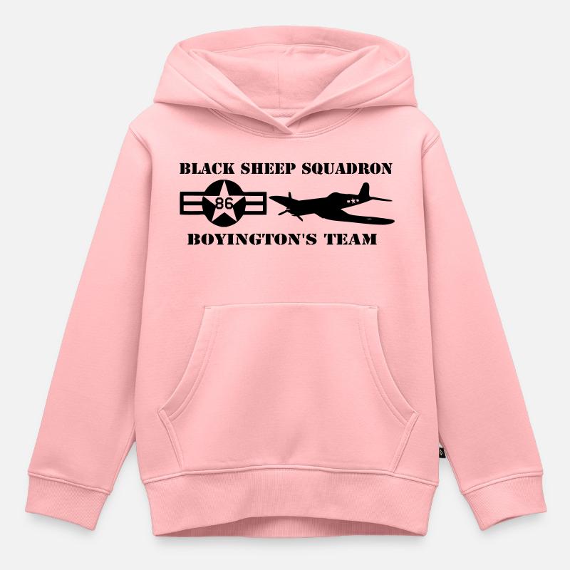 BOYINGTON - Sweat Premium à capuche enfant bio - rose