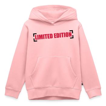 Limited Edition - Kids Premium Organic Hoodie - rose - Front - AI Model Kid Female (0cm)