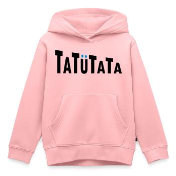 Ding-a-ling - Sweat Premium à capuche enfant bio - rose - Devant - AI Model Kid Female (0cm)