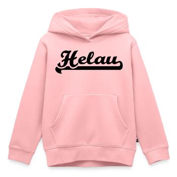 Helau - Kinder Premium Organic Hoodie - Rosa - Vorne - AI Model Kid Female (0cm)