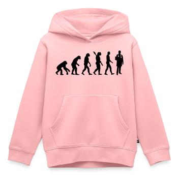 Arzt - Kinder Premium Organic Hoodie - Rosa - Vorne - AI Model Kid Female (0cm)