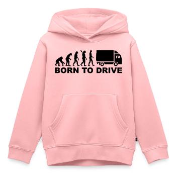 LKW - Kinder Premium Organic Hoodie - Rosa - Vorne - AI Model Kid Female (0cm)