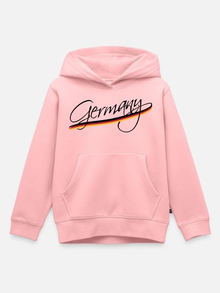 Germany - Kinder Premium Organic Hoodie - Rosa