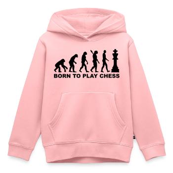 Schach - Kinder Premium Organic Hoodie - Rosa - Vorne - AI Model Kid Female (0cm)