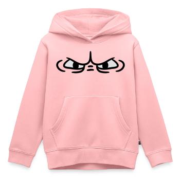 Böser Blick Monster Augen - Kinder Premium Organic Hoodie - Rosa - Vorne - AI Model Kid Female (0cm)