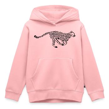 Leopard - Kids Premium Organic Hoodie - rose - Front - AI Model Kid Female (0cm)