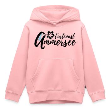 Ammersee Eastcoast Blume - Kinder Premium Organic Hoodie - Rosa - Vorne - AI Model Kid Female (0cm)