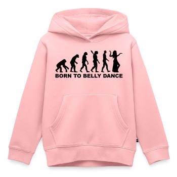 Bauchtanz - Kinder Premium Organic Hoodie - Rosa - Vorne - AI Model Kid Female (0cm)