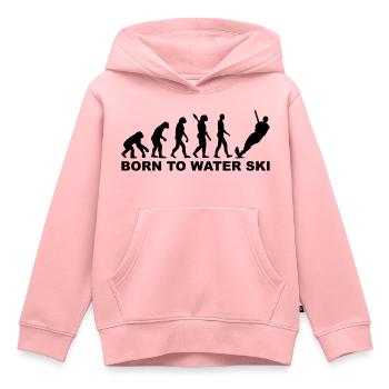 Wasserski - Kinder Premium Organic Hoodie - Rosa - Vorne - AI Model Kid Female (0cm)