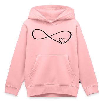 Unendliche Liebe - Kinder Premium Organic Hoodie - Rosa - Vorne - AI Model Kid Female (0cm)
