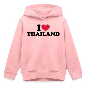 Thailand - Kinder Premium Organic Hoodie - Rosa - Vorne - AI Model Kid Female (0cm)