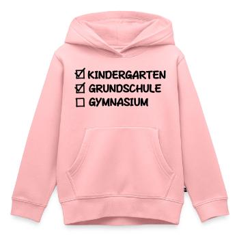 Gymnasium - Kinder Premium Organic Hoodie - Rosa - Vorne - AI Model Kid Female (0cm)