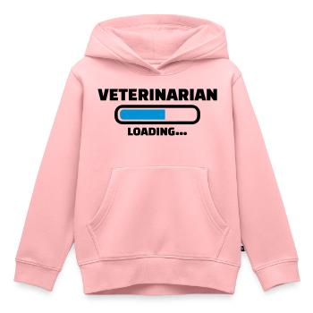 Veterinarian - Kids Premium Organic Hoodie - rose - Front - AI Model Kid Female (0cm)