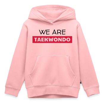 Taekwondo Taekwondoin Tae-Kwon-Do Tae Kwon Do - Kinder Premium Organic Hoodie - Rosa - Vorne - AI Model Kid Female (0cm)