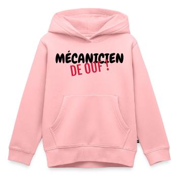 Mechanik / Mechaniker / Auto / Garage - Kinder Premium Organic Hoodie - Rosa - Vorne - AI Model Kid Female (0cm)
