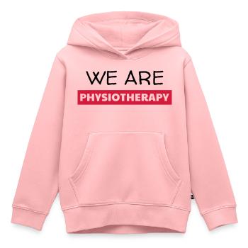 Krankengymnast / Krankengymnastin / Physio / - Kinder Premium Organic Hoodie - Rosa - Vorne - AI Model Kid Female (0cm)