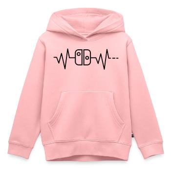 Herzschlag Gaming Switch Controller Gamer Mario - Kinder Premium Organic Hoodie - Rosa - Vorne - AI Model Kid Female (0cm)