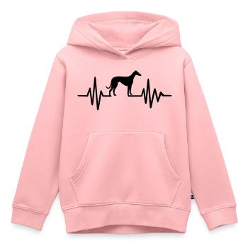Greyhound - Kids Premium Organic Hoodie - rose - Front - AI Model Kid Female (0cm)