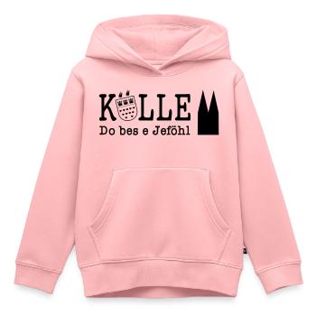 Kölle Do bes e Jeföhl - VECTOR Dom Karneval - Kinder Premium Organic Hoodie - Rosa - Vorne - AI Model Kid Female (0cm)
