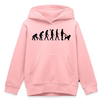 Portugiesischer Wasserhund - Kinder Premium Organic Hoodie - Rosa - Vorne - AI Model Kid Female (0cm)