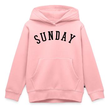 SUNDAY - Kinder Premium Organic Hoodie - Rosa - Vorne - AI Model Kid Female (0cm)